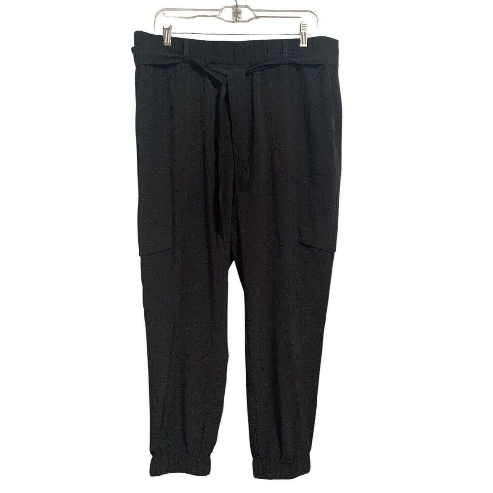 Banana Republic Men’s Hybrid Jogger Pants Black Size L Slim Fit Stretch Athletic - Picture 1 of 5